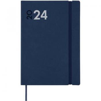 Agenda Finocam Dynamic Mara Y10 Semana Vista Vertical 2024 Azul Encuadernada 140x204mm Español/Multilingüe