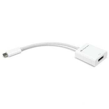 Adaptador USB-C a DisplayPort 8K 60Hz, 10.80 cm, Blanco
