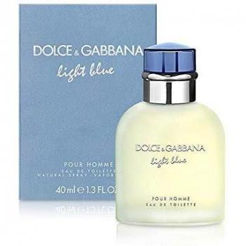 Light blue by dolce gabbana eau de toilette for men 40ml