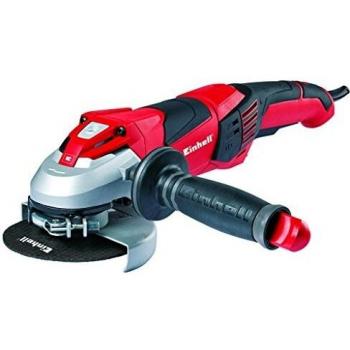 Amoladora Angular Einhell TE-AG 125 CE, 1100W, Disco de 125mm, Electrónica Constante, Capó de Protección y Mango Ajustable