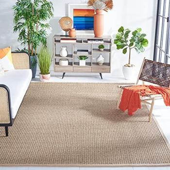 Safavieh Natural Fiber Beige Border Area Rug 8 ft. x 10 ft