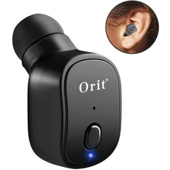 Mini Auricular inalámbrico Bluetooth con Cargador magnético USB Soporte de Voz Siri 10-12 Horas de duración de la batería Adecuado para la conducción el Uso del Ejercicio