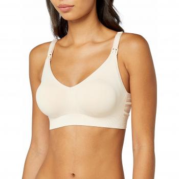 Medela Body Silk Seamless- Sujetador de Lactancia, S, Color Latte