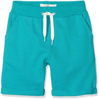 NAME IT Nmmvain Swe Long Shorts UNB D, Pantalones Cortos para Bebés, Azul Lake Blue, 92