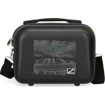 Neceser Abs adaptable a trolley Pepe Jeans Davis negro