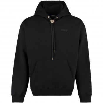 Versace Men's Cotton Hoodie - Black, Size: Small, Style Number: 10086611A06213, Color Code: 1B000