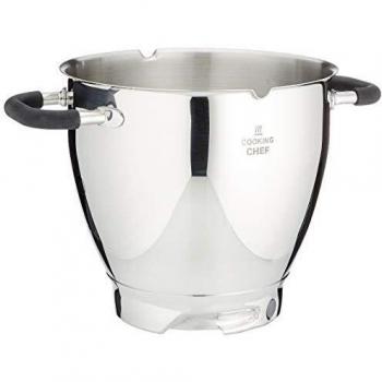 Bol de acero inoxidable Kenwood KAT911SS para Cooking Chef Gourmet, 6.7 litros, compatible con serie KCC9000