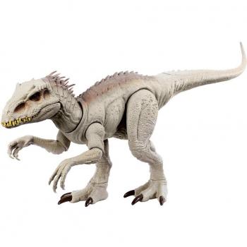 Figura de acción Indominus Rex Jurassic World con camuflaje y función de combate