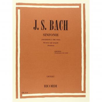 Sinfonía Invenzioni a Tres Voces - Revisión RIC1580 de Johann Sebastian Bach