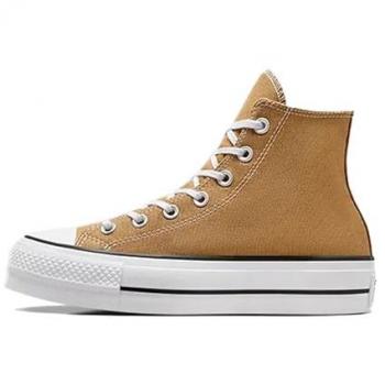Converse - Zapatillas casual de mujer Chuck Taylor All Star Lift Platform High Top marrón A07210C
