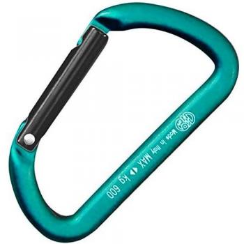 KONG Mini D Carabiner - Unique Design, Blue