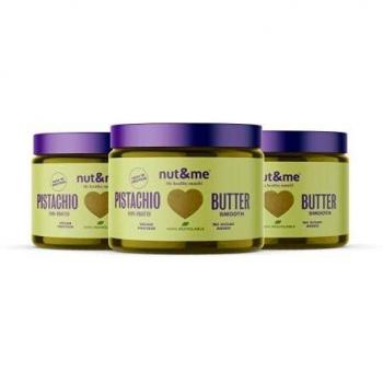 Crema de Pistacho nut&me | 100% Natural | Sin azúcares añadidos | Vegano | Pack 3x250 gramos