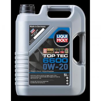 Aceite de motor LIQUI MOLY Top Tec 6600 0W20 5L