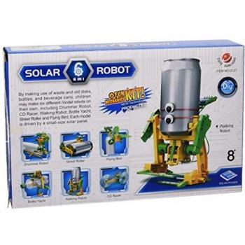 CEBEKIT-C9929 CEBEK Kit Robot del RECICLARO 6X1, Color Amarillo
