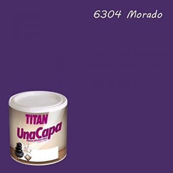 Industrias Titan. S.L 69630434 - Pintura plast mate 750 ml morada int. mono una capa titan