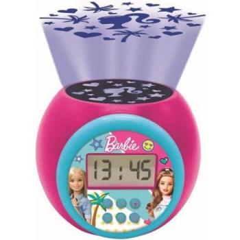 LEXIBOOK - Despertador proyector con función temporizador, Barbie