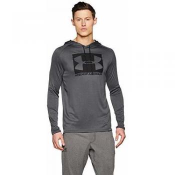 Under Armour Lighter Longer Po Hoodie Parte Superior del Calentamiento, Hombre, Gris