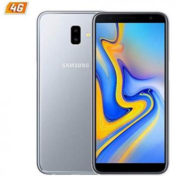 Samsung Galaxy J6+ Smartphone de 6, Quad Core 1.4 GHz, RAM de 3 GB, Memoria de 32 GB, cámara de 13+5 MP, Color Gris