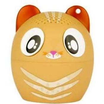 Altavoz Portátil Bluetooth Hamlet XBTPET-Cat 4W - Negro/Naranja/Blanco con Función Manos Libres