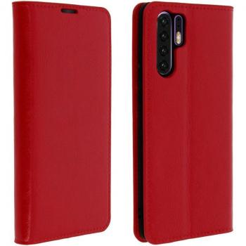 Funda Huawei P30 Pro de cuero cartera con función soporte - Roja