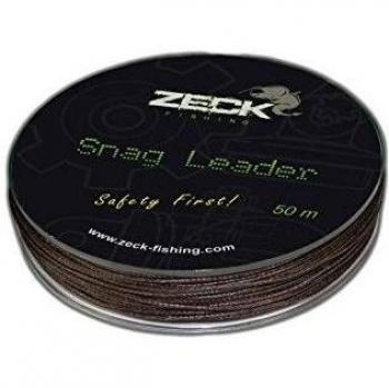 Zeck Fishing Zeck Snag Leader 50 M 1,00 136 kg trenzado línea de pesca línea de pesca para siluro - pesca línea, línea de tiza