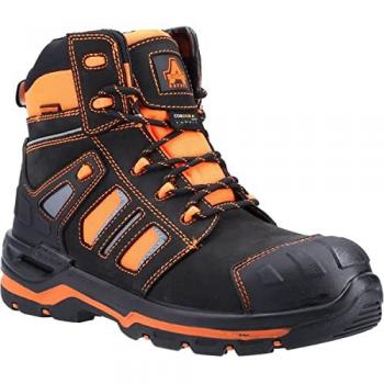 Amblers Safety Radiant Waterproof Leather Lace-Up Safety Boots - Men's Orange Size UK 10.5
