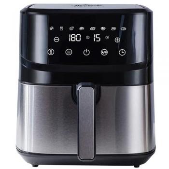 Freidora de Aire La Moustache 1700 W, 6.5L, Cesta Individual Antiadherente, 8 Programas de Cocción y E-Book con Más de 50 Recetas