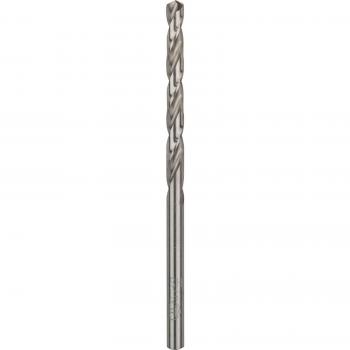 Pack de 10 brocas para metal HSS-G Bosch, DIN 338, diámetro 4.5 mm, longitud total 80 mm, longitud útil 47 mm