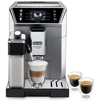 De'Longhi PrimaDonna ECAM 550.85.MS Cafetera Combinada Automática con Molinillo de Café Integrado y Sistema de Presión de 19 Bares