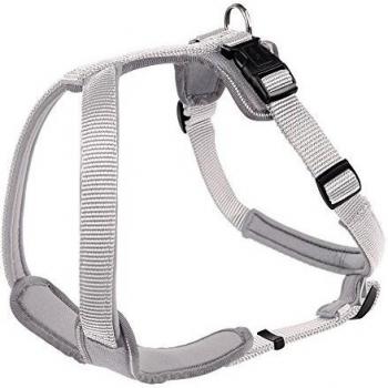 Arnés para Perro Hunter Neopern, Nylon, Acolchado con Neopreno, para Deporte y Ocio, Gris, Nylon, Neopreno, 53-65, M
