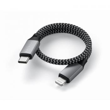 Cable USB-C a Lightning 25 cm - Gris Espacial