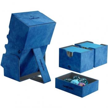 GAMEGENIC STRONGHOLD 200+ Azul Convertible - Caja para juegos de mesa, capacidad para 200 cartas, diseño fuerte y duradero