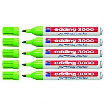 ROTULADOR PERMANENTE EDDING 3000 COLOR VERDE CLARO