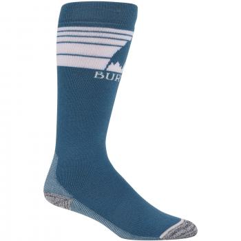 Calcetines Burton Emblem Performance Plus Midweight azul blanco mujer - S-M