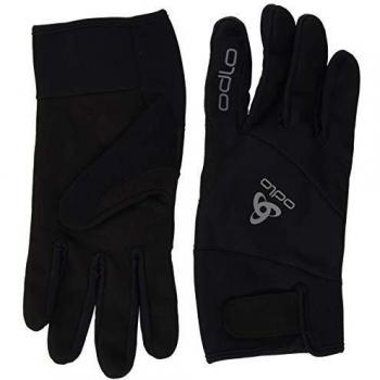 odlo - Guantes para Hombre, diseño de Nordic Active, Hombre, Color Negro, tamaño Extra-Small