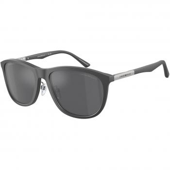 Emporio Armani EA4201F Asian Fit Grey Men's Sunglasses 58mm