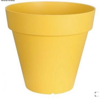 Maceta Riviera Amarillo Ø 60 Cm para Jardín