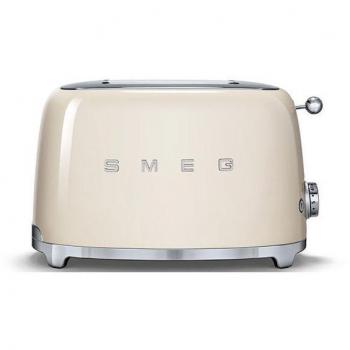 Tostadora Smeg 50s Retro de 2 Rebanadas - Color Crema, 950W