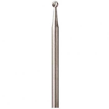 Dremel 107 Paquete múltiple de brocas de grabado - 3 brocas de grabado en forma de bola con un diámetro de trabajo de 2,4 mm