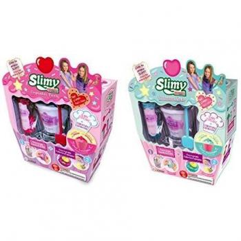 Slimy Creations Cup-cake Slime Coleccionable, color fresa/menta
