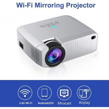 Proyector Wifi LED 36-150 Pulgadas 5600 Lúmenes USB HDMI VGA SD Q-a16b