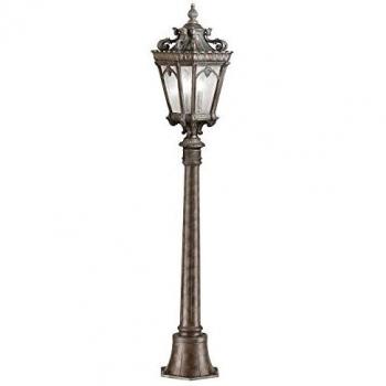 Farola Exterior Tournai de Aluminio Fundido con Acabado Londonderry, IP44, E27