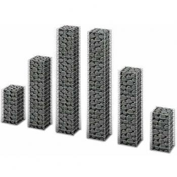 6 Piece Galvanized Wire Gabion Set