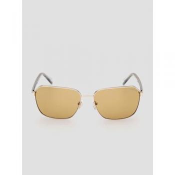 Guess Polarized Sunglasses GU00117 57mm Gold/Brown for Men