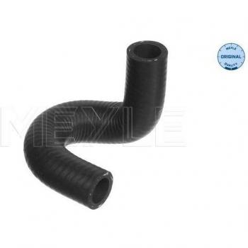 Manguera de radiador MEYLE 119 121 0029, fabricada en material resistente a altas temperaturas y presión, compatible con diversos modelos de vehículos, incluye conexiones precisas para un ajuste seguro y duradero
