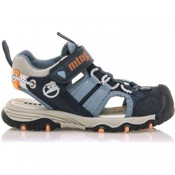 Cangrejera de niños Mustang Kids en tejido y cordones elásticos, modelo 48740, color azul