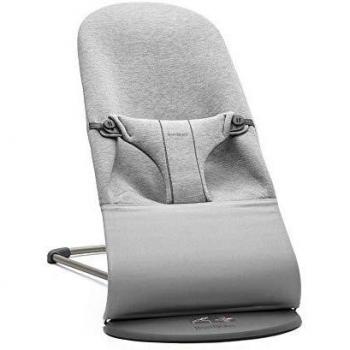 BABYBJÖRN Hamaca Bliss, 3D Jersey, Gris claro