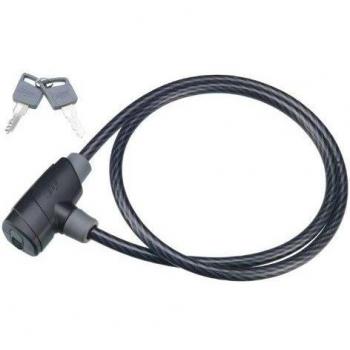 BBB 2905453101 Cable antirrobo Bicicleta, Unisex, Negro, 8 mm
