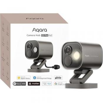 Cámara de Seguridad Aqara G5 Pro PoE 2.6K Ultra HD con Detección IA, Visión Nocturna a Color, IP65 Resistente a la Intemperie