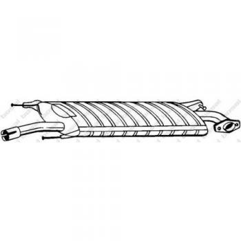 Bosal 279-437 Middle Silencer